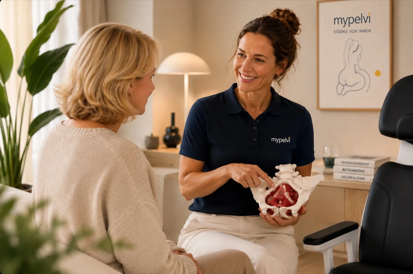Anatomie und Funktion des Beckenbodens, MyPelvi